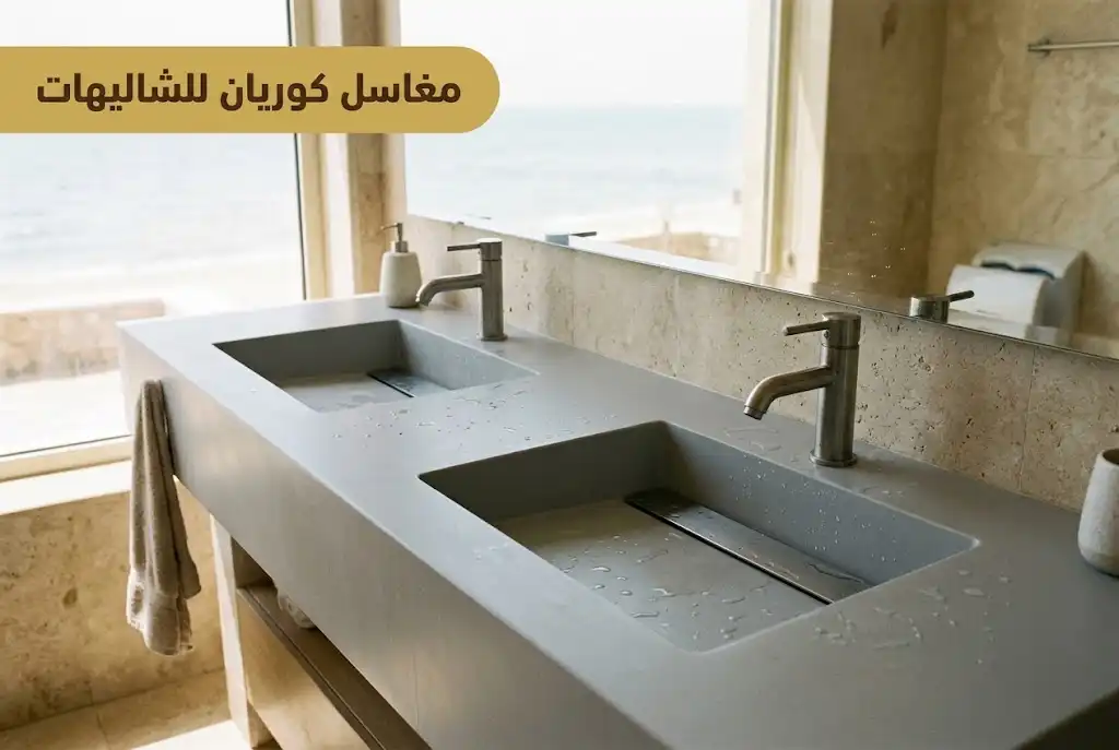 مغاسل كوريان في ديوانية شاليه