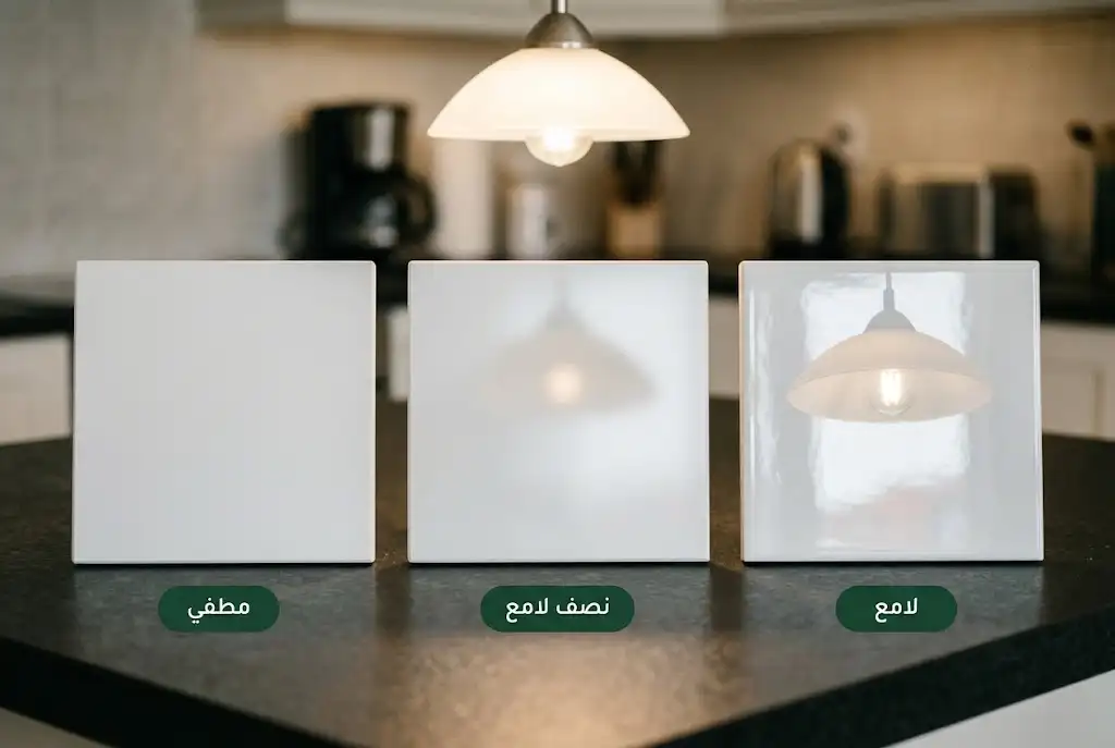 ثلاث عينات كوريان بتشطيب مطفي ونصف لامع ولامع